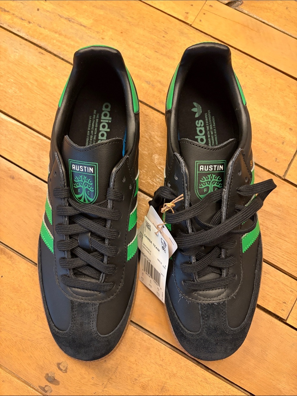 Adidas Samba OG Austin FC Sneakers Black Green Men’s 8 1/2